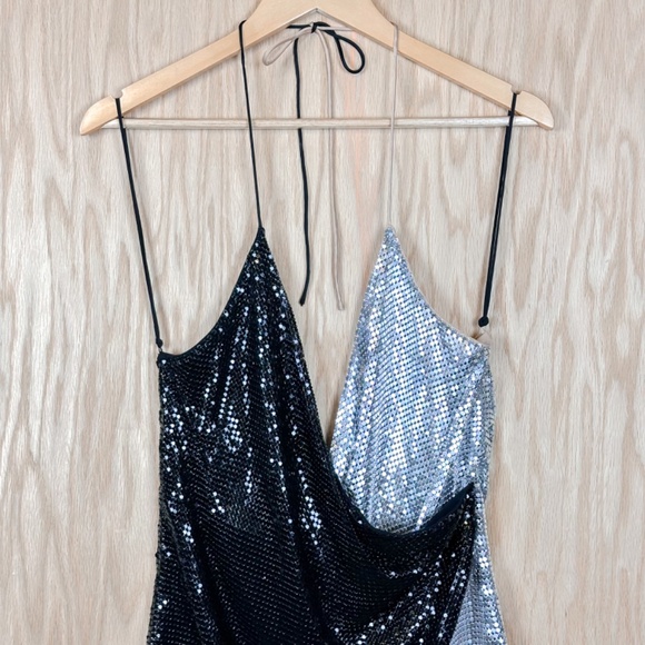 Alice & Olivia Ally Wrap Mini Dress - Picture 9 of 16